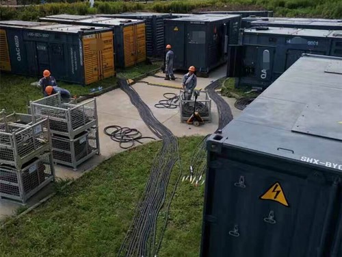 十台1000kw发电机并网升压10KV